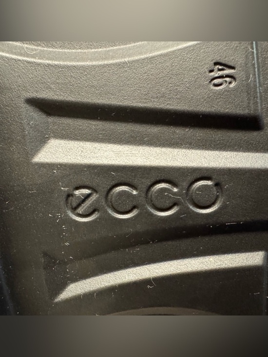 Ecco Helsinki 2.0 Bike Toe Derby Black Leather Size 46 / 12-12.5